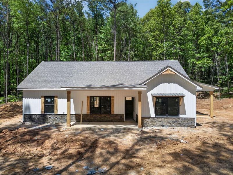 In-progress construction of a new home in , Lindale, GA (Image 28).