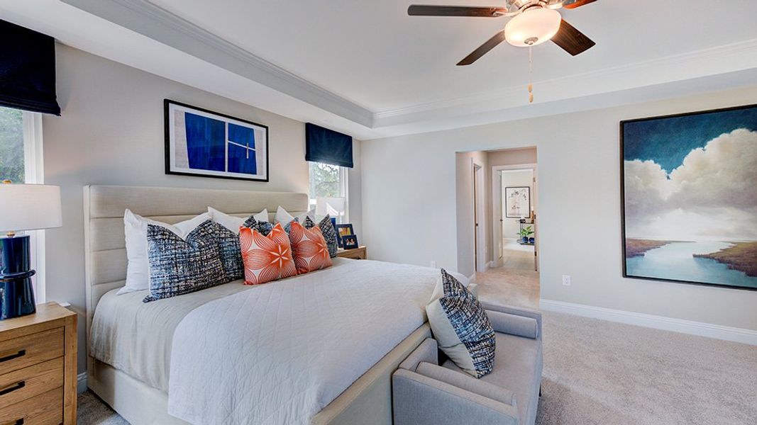 Furnished interior view inside a new home in Hickory Grove, Sanford (Image 29).