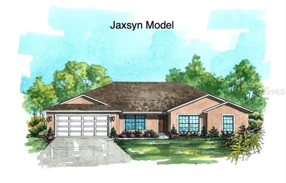 Exterior rendering of this home design in , Dunnellon, FL (Image 4).
