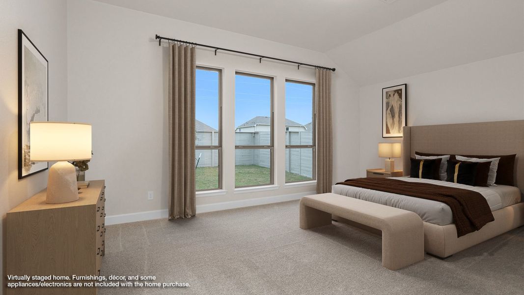 Furnished interior view inside a new home in Legacy, League City (Image 6).