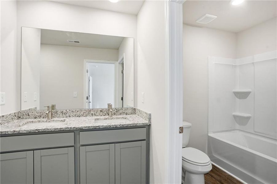 Furnished interior view inside a new home in The Woodlands Preserve, Jackson (Image 7).