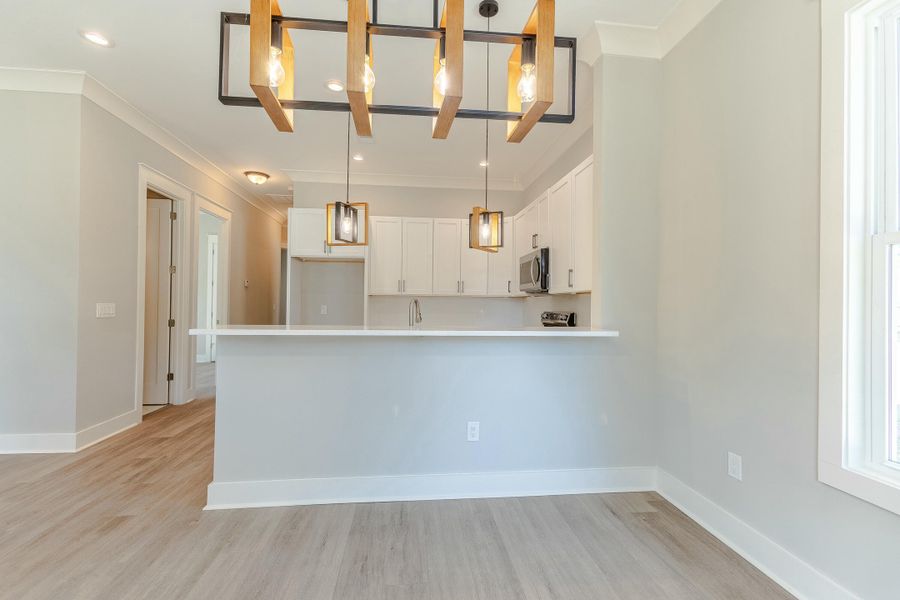 Furnished interior view inside a new home in , Summerton (Image 10).