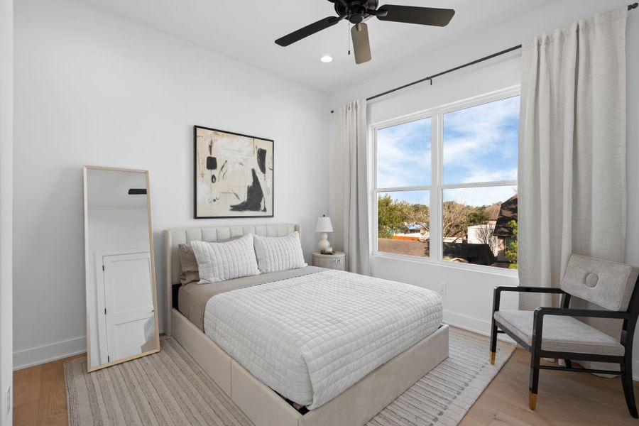 Furnished interior view inside a new home in , Houston (Image 39).