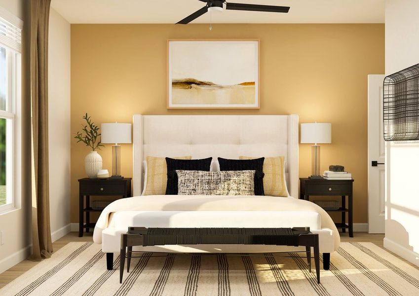 Unwind in the master retreat. Unwind in the master retreat.