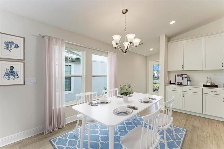 Furnished interior view inside a new home in Crosswind Point, Parrish (Image 14). Furnished interior view inside a new home in Crosswind Point, Parrish (Image 14).