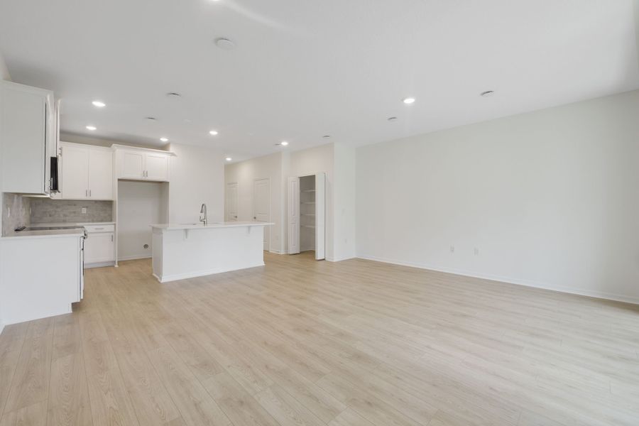 Spacious, unfurnished interior of a new home in Towns at Riverwalk, Sanford (Image 23). Spacious, unfurnished interior of a new home in Towns at Riverwalk, Sanford (Image 23).