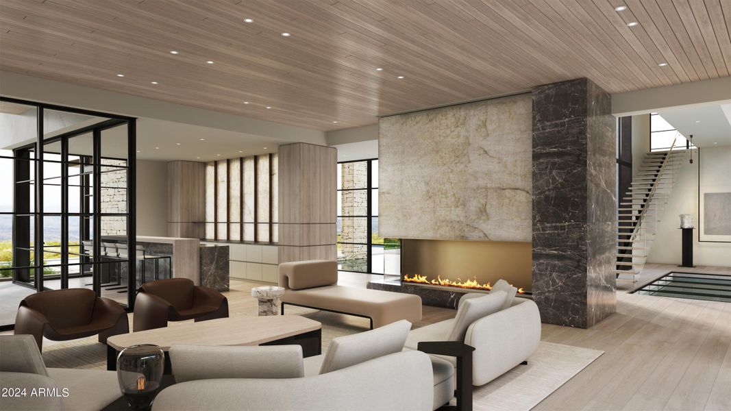 GREAT ROOM & BAR FROM KITCHEN GREAT ROOM & BAR FROM KITCHEN