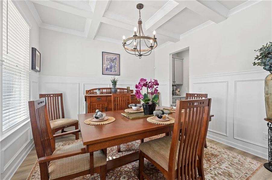 Furnished interior view inside a new home in , Atlanta (Image 10).