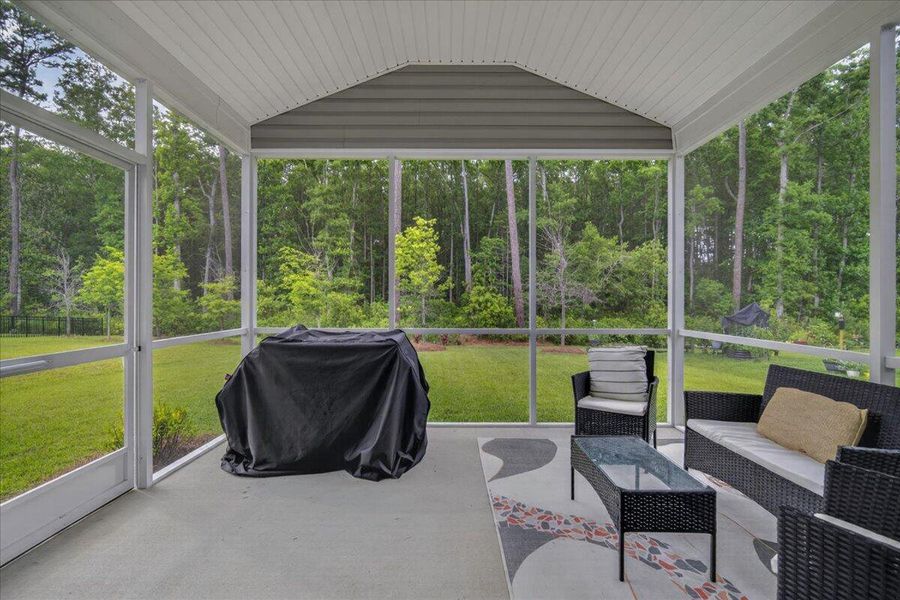 Exterior details and patio area of a home in Limehouse Village: Arbor Series, Summerville (Image 4).