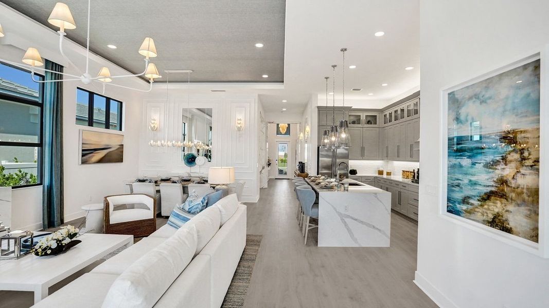 Great Room to Kitchen Great Room to Kitchen