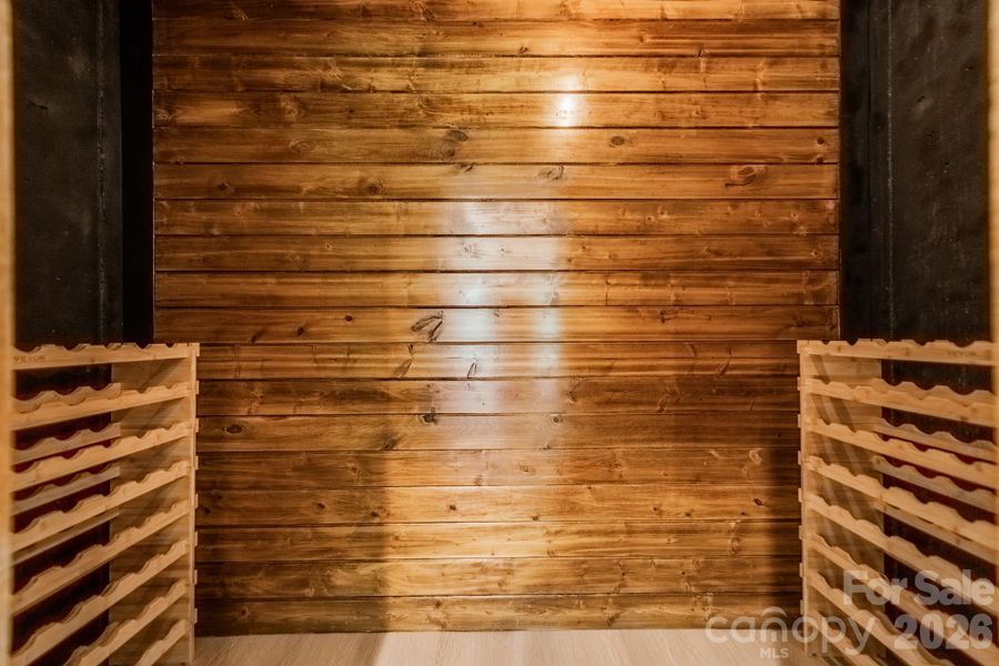 The Lower Level Cellar is perfect for your wine collection