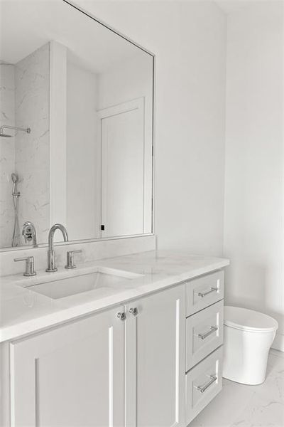 Furnished interior view inside a new home in , Dallas (Image 18).