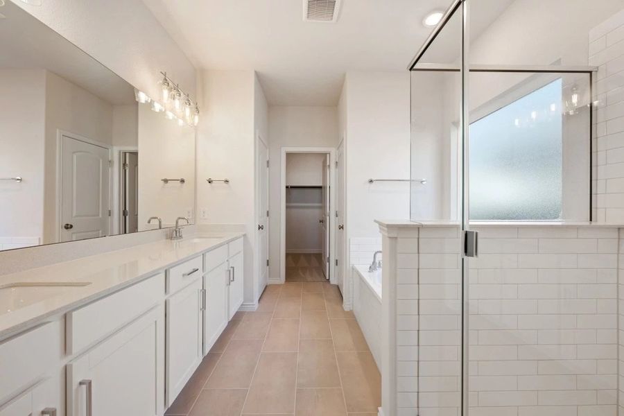 Furnished interior view inside a new home in Lariat, Liberty Hill (Image 15). Furnished interior view inside a new home in Lariat, Liberty Hill (Image 15).