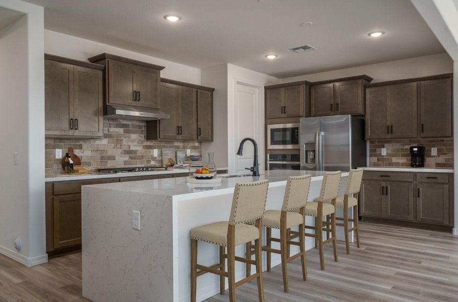 Representative furnished interior of a home built from the Willow by William Ryan Homes in The Grove at El Cidro, Goodyear (Image 16). Representative furnished interior of a home built from the Willow by William Ryan Homes in The Grove at El Cidro, Goodyear (Image 16).