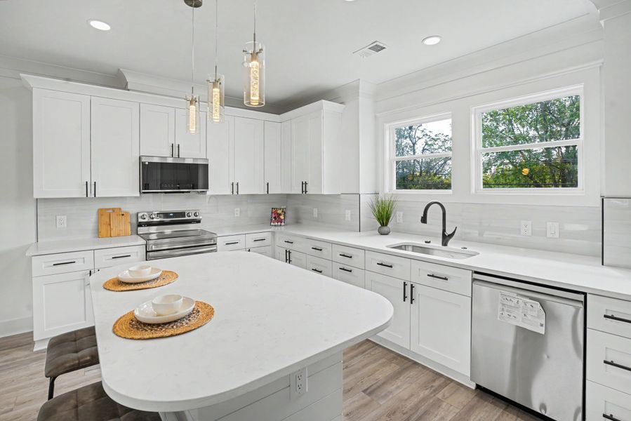 Furnished interior view inside a new home in , North Charleston (Image 15). Furnished interior view inside a new home in , North Charleston (Image 15).