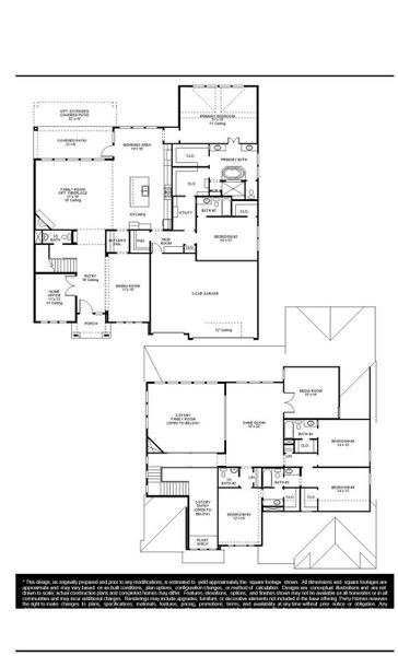 2D floor plan layout of this home in Lakes of Cane Island, Katy, TX (Image 2). 2D floor plan layout of this home in Lakes of Cane Island, Katy, TX (Image 2).