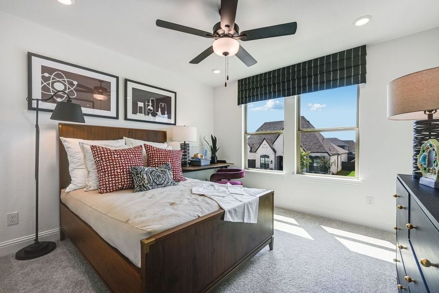 Furnished interior view inside a new home in South Oak, Lakewood Village (Image 21).