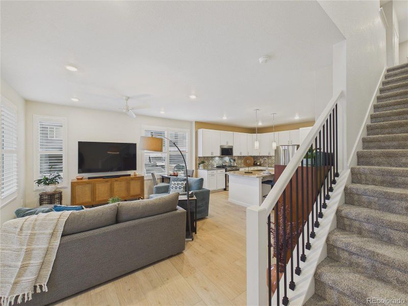 Furnished interior view inside a new home in Whisper Village, Arvada (Image 17).