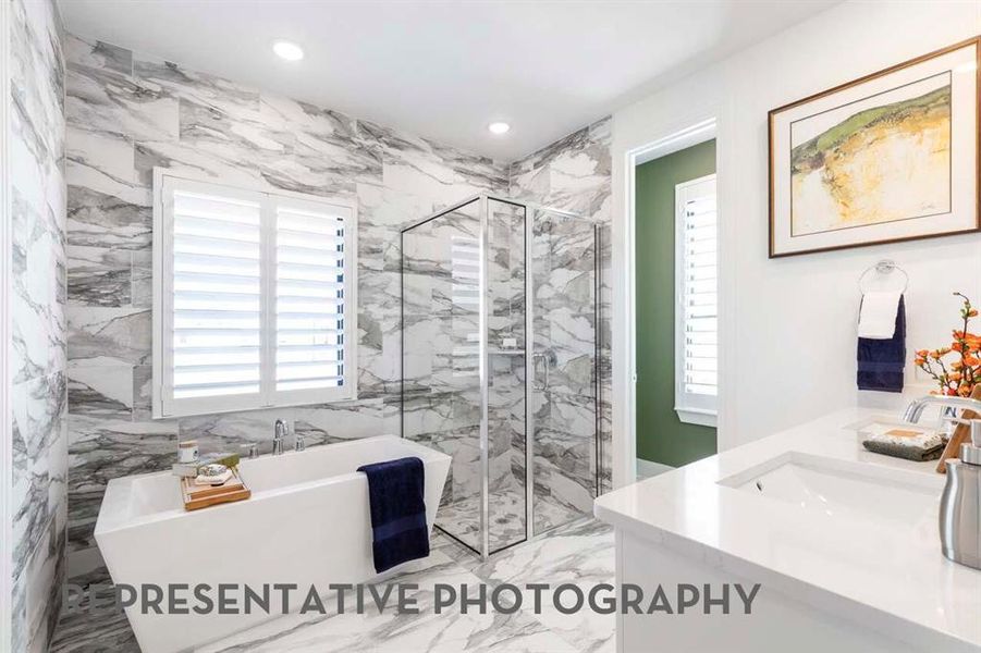 Furnished interior view inside a new home in Mosaic, Celina (Image 20).