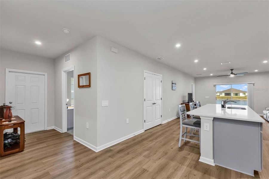 Furnished interior view inside a new home in , Port Charlotte (Image 17). Furnished interior view inside a new home in , Port Charlotte (Image 17).