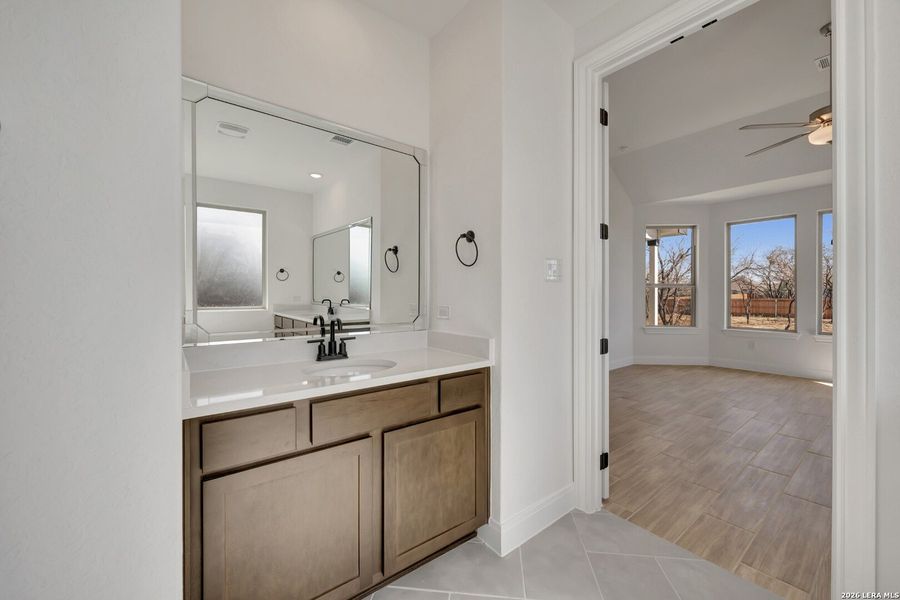 Furnished interior view inside a new home in Everly Estates, San Antonio (Image 11).