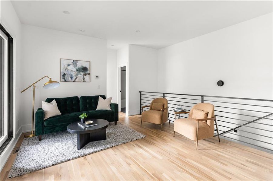 Furnished interior view inside a new home in , Atlanta (Image 17).