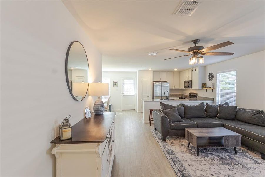 Furnished interior view inside a new home in Preserve at Honey Creek: Watermill Collection, McKinney (Image 7).