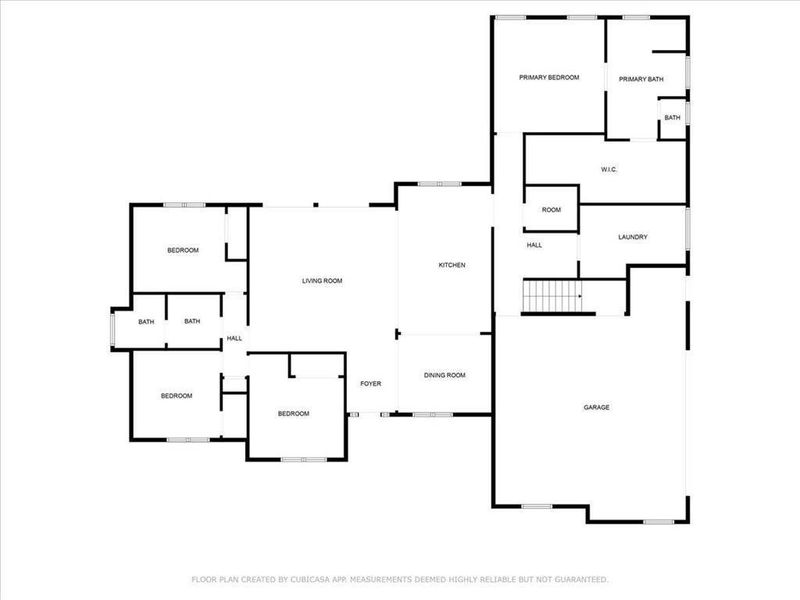 2D floor plan layout of this home in , Cartersville, GA (Image 6).