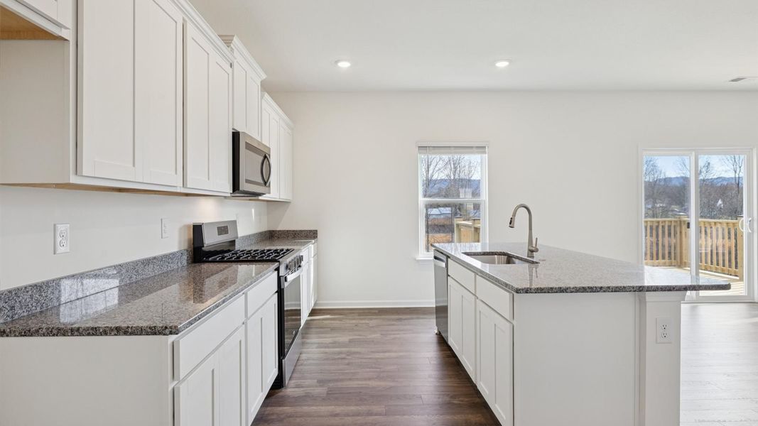 Furnished interior view inside a new home in Whispering Springs, Maryville (Image 8). Furnished interior view inside a new home in Whispering Springs, Maryville (Image 8).