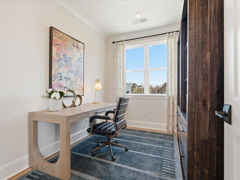Representative furnished interior of a home built from the Aster by Tri Pointe Homes in Ross Farms, Charlotte (Image 29).