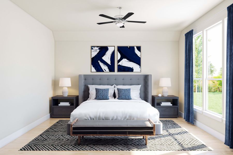 Furnished interior view inside a new home in Clopton Farms, Montgomery (Image 10).