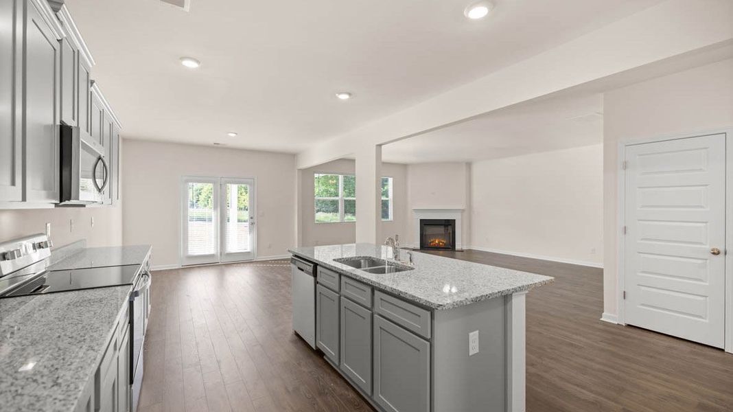 Furnished interior view inside a new home in Estates at Deer Hollow, Grovetown (Image 5).