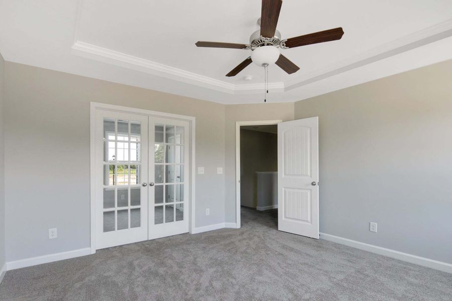 Representative unfurnished interior of a home built from the Aberdeen by Caviness & Cates Communities in Bartlett Manor, Youngsville (Image 164).