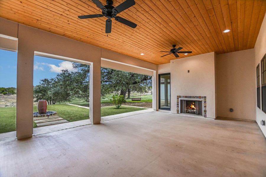 Exterior details and patio area of a home in , Burnet (Image 3). Exterior details and patio area of a home in , Burnet (Image 3).