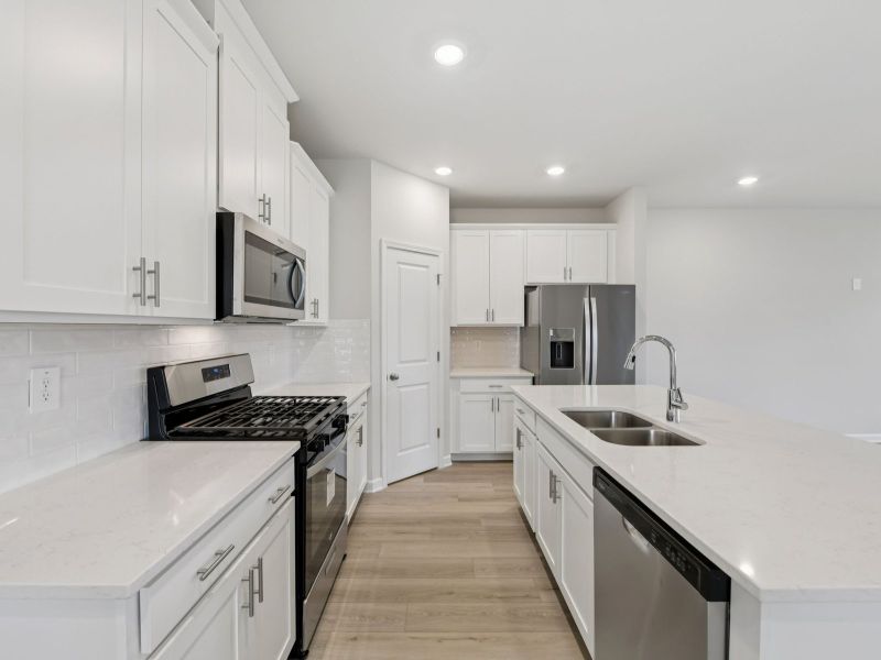 Furnished interior view inside a new home in Marshburn Landing - Bungalow Series, Wendell (Image 7).