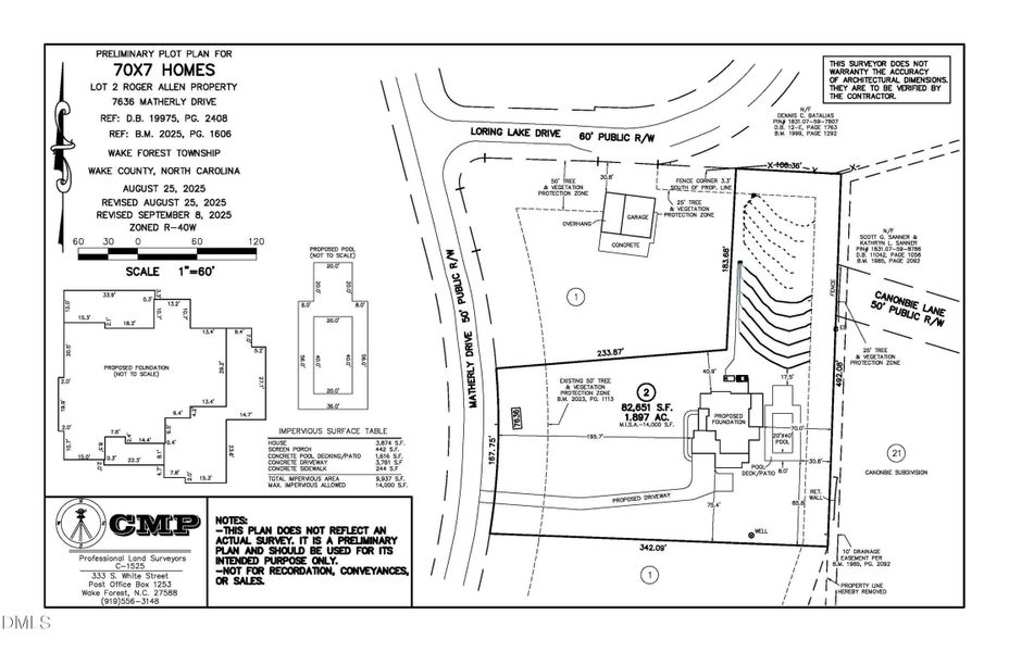 Site plan w Septic MATHERLY 7636- plot p