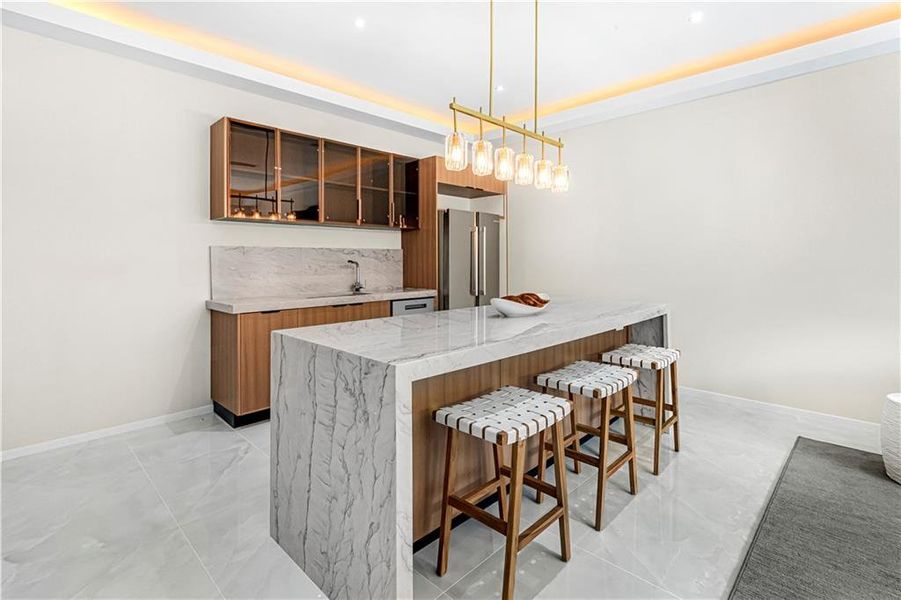 Furnished interior view inside a new home in , Marietta (Image 8).