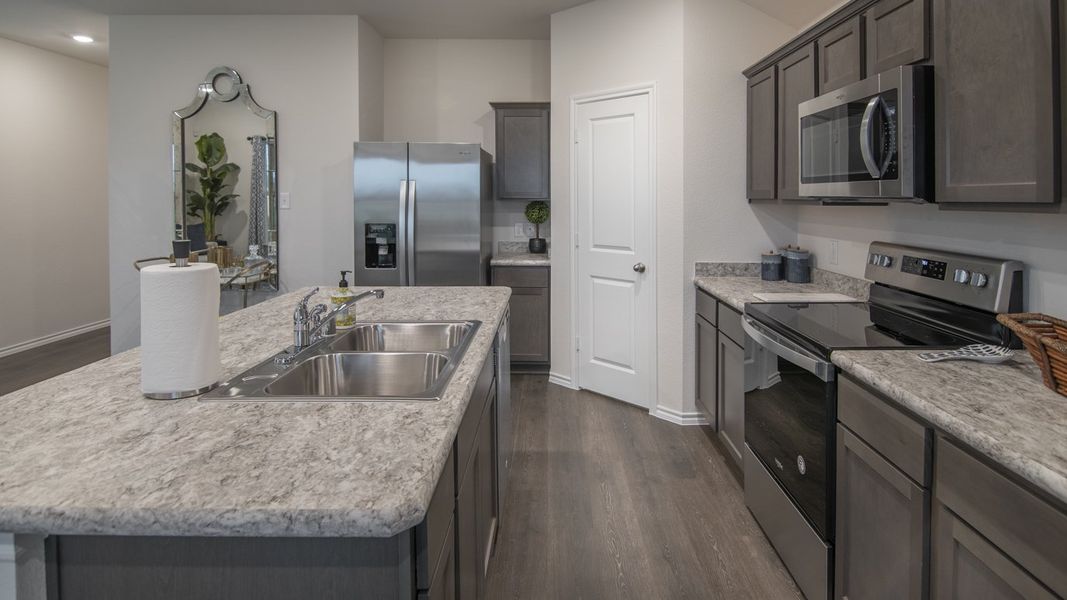 Representative furnished interior of a home built from the Bellvue by D.R. Horton in Creeks at Burnett Trail, Canton (Image 6). Representative furnished interior of a home built from the Bellvue by D.R. Horton in Creeks at Burnett Trail, Canton (Image 6).