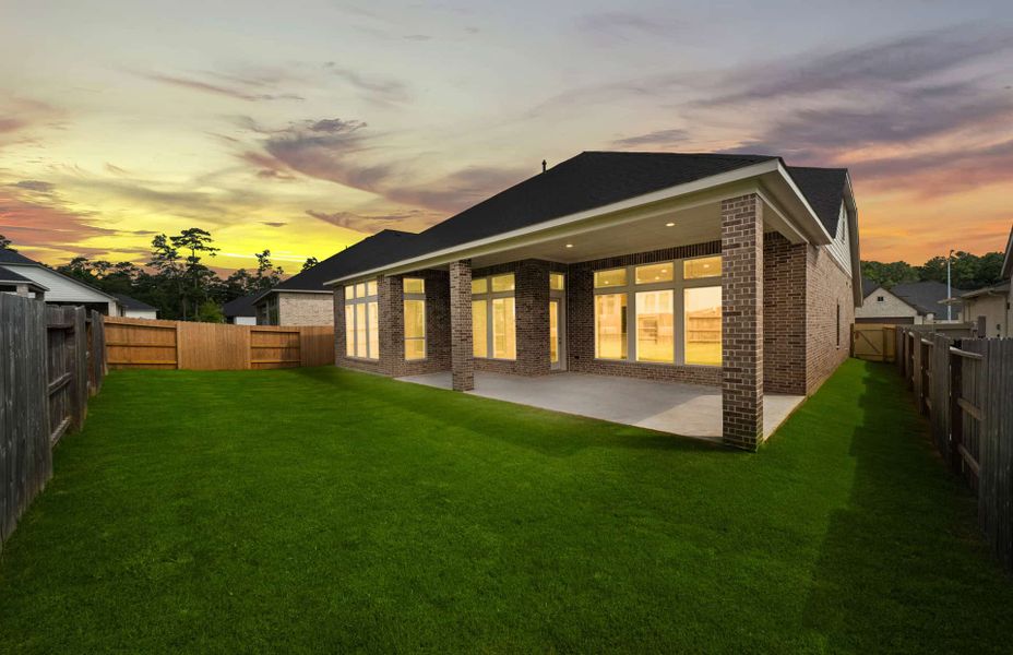 Representative exterior details of a home built from the 3326AU by Ravenna Homes in Audubon 60′, Magnolia (Image 23).