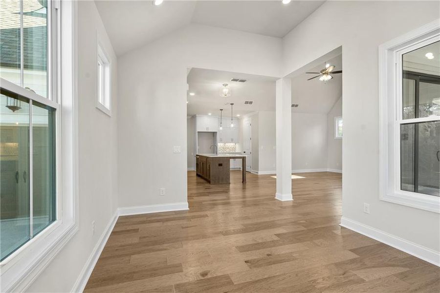Spacious, unfurnished interior of a new home in Promenade at Sawnee Village, Cumming (Image 19). Spacious, unfurnished interior of a new home in Promenade at Sawnee Village, Cumming (Image 19).