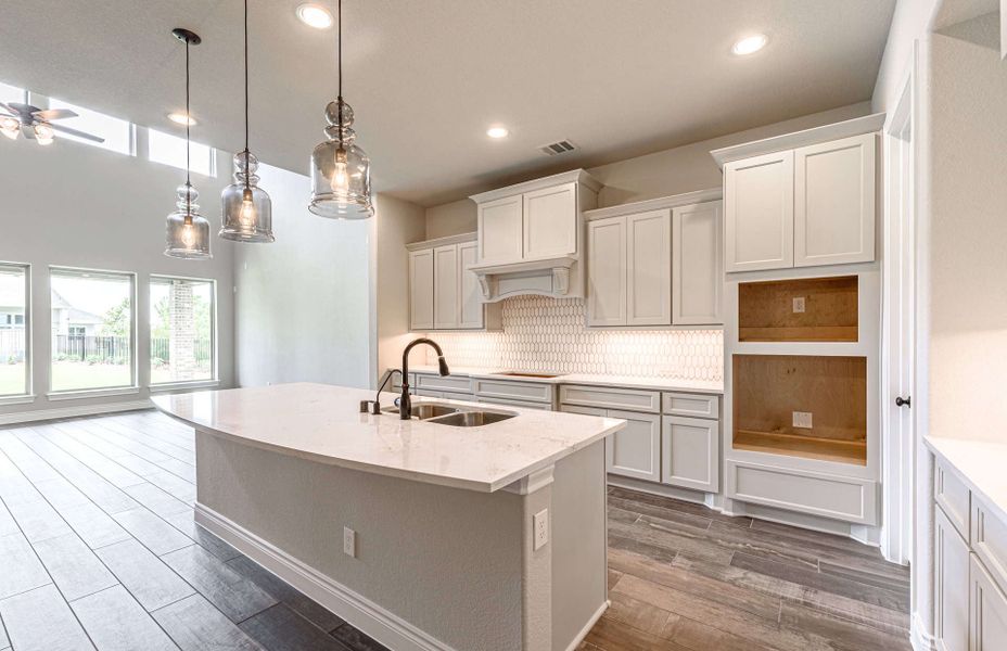 Representative furnished interior of a home built from the 3182 by Ravenna Homes in Bridgeland 50′, Cypress (Image 7).