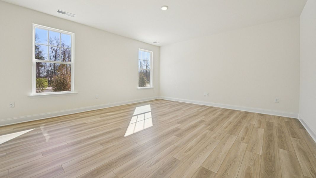 Representative furnished interior of a home built from the Wagener by DRB Homes in Weavers Pointe, Zebulon (Image 7).