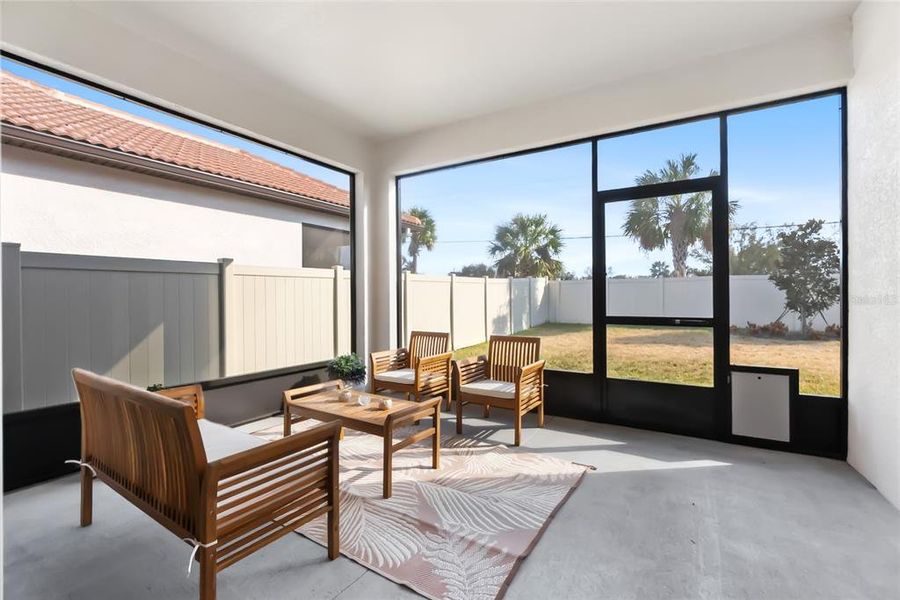 Exterior details and patio area of a home in Southshore Bay Active Adult, Wimauma (Image 3).