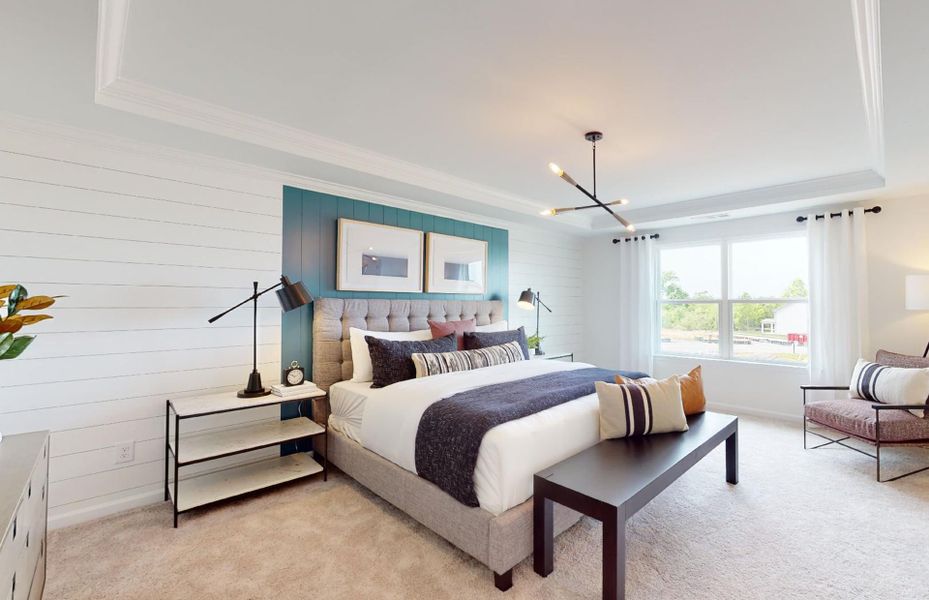 Furnished interior view inside a new home in Hamlet at Carothers Crossing, La Vergne (Image 11).