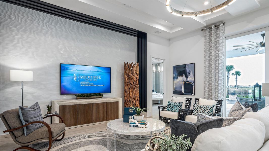 Furnished interior view inside a new home in Astor Creek Golf & Country Club, Port St. Lucie (Image 6).
