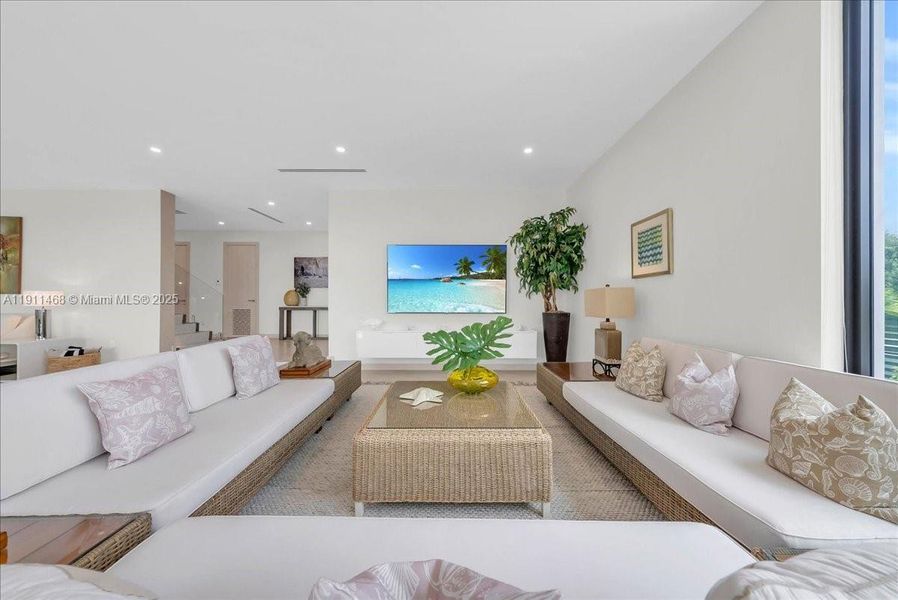 Furnished interior view inside a new home in , Marco Island (Image 9).
