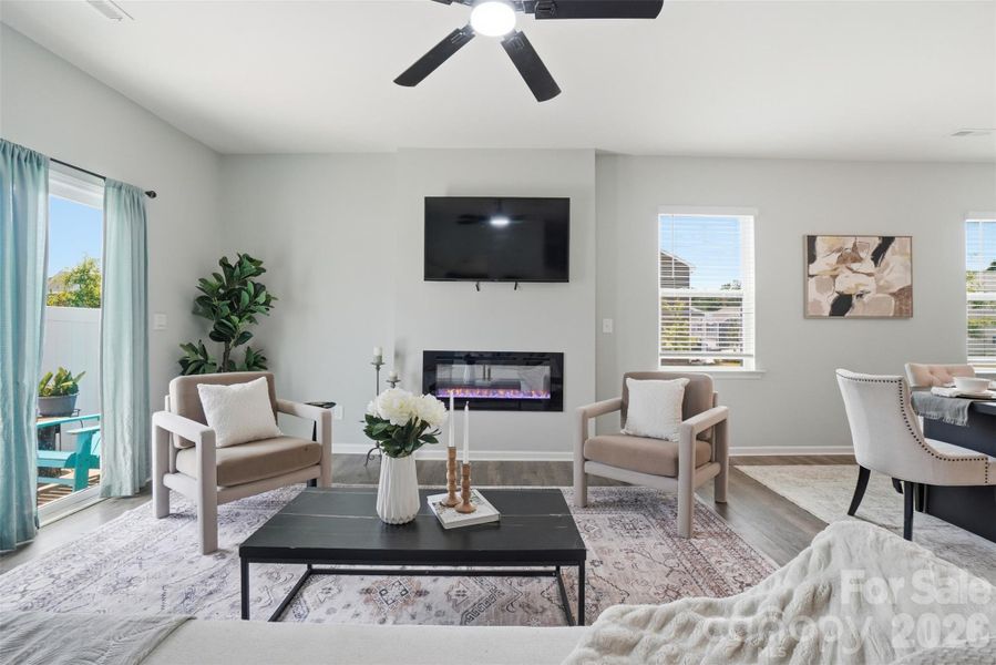 Furnished interior view inside a new home in Fergus Crossing, York (Image 12). Furnished interior view inside a new home in Fergus Crossing, York (Image 12).