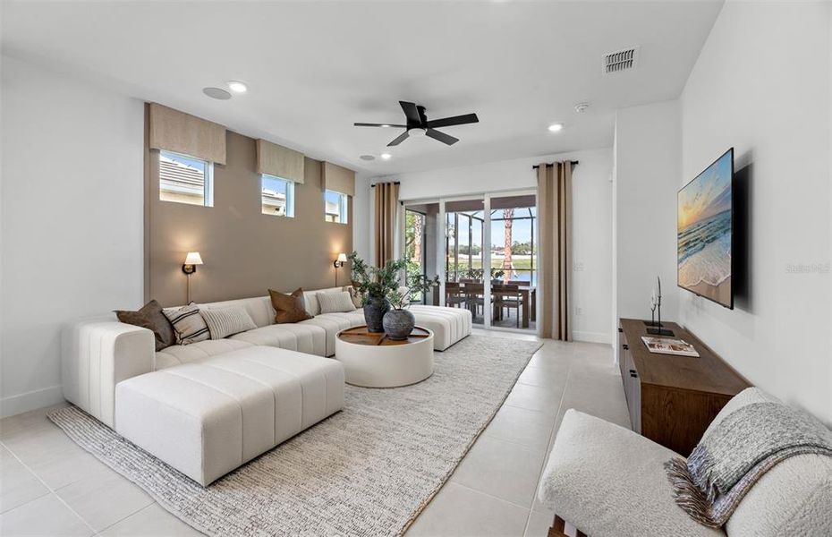 Furnished interior view inside a new home in , Nokomis (Image 11).