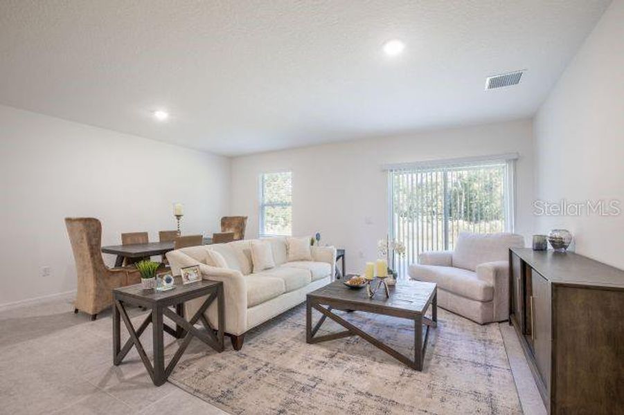 Furnished interior view inside a new home in Coastal Communities, Edgewater (Image 5).
