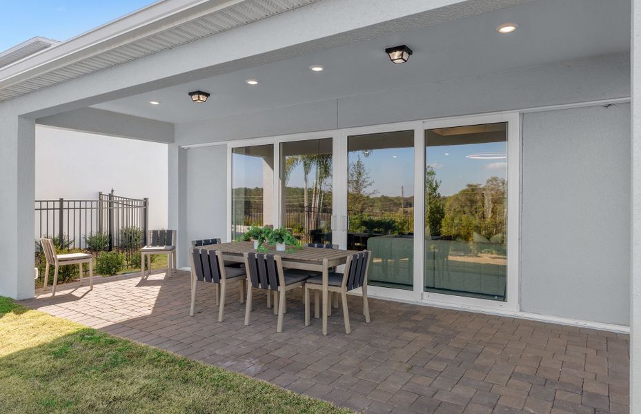 Exterior details and patio area of a home in Willow Ridge, Montverde (Image 2). Exterior details and patio area of a home in Willow Ridge, Montverde (Image 2).